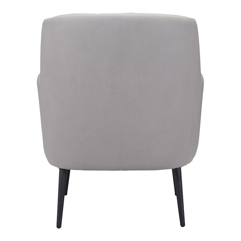 Zuo Modern Tasmania Accent Chair, Gray
