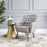 Zuo Modern Tasmania Accent Chair, Gray