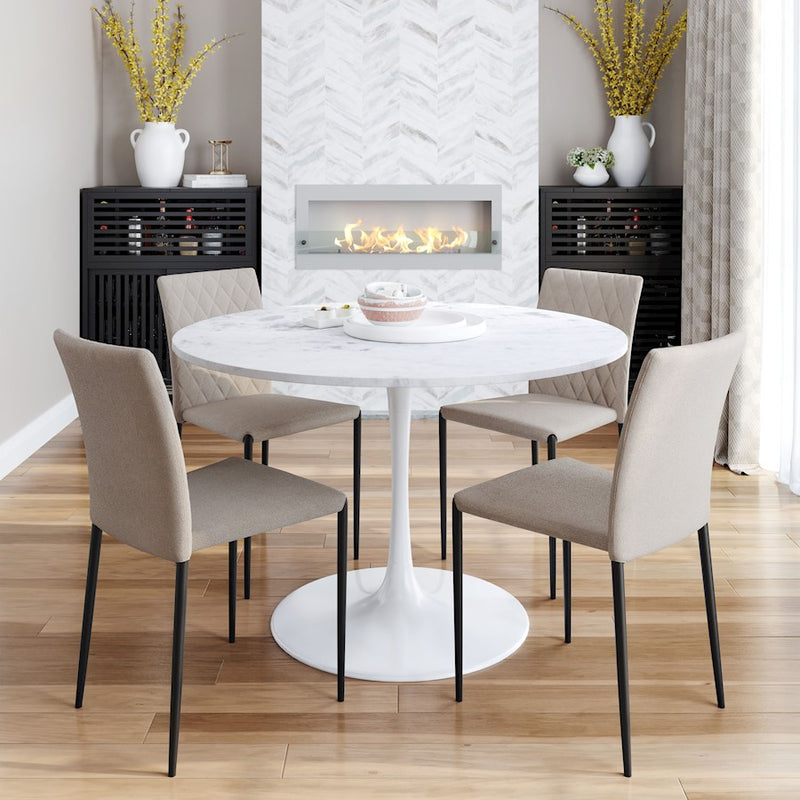 Zuo Modern Phoenix Dining Table, White