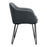 Zuo Modern Braxton Dining Chair Set of 2, Vintage Gray