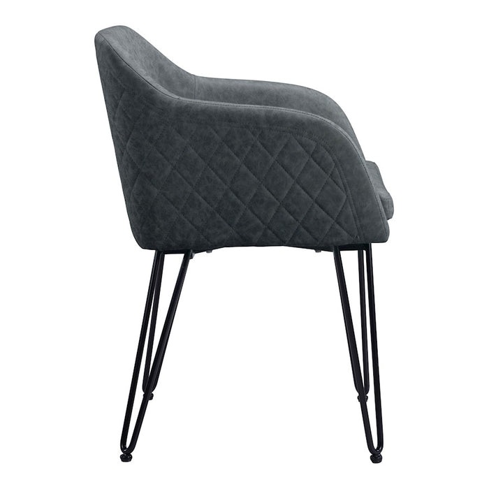 Zuo Modern Braxton Dining Chair Set of 2, Vintage Gray