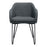 Zuo Modern Braxton Dining Chair Set of 2, Vintage Gray