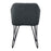 Zuo Modern Braxton Dining Chair Set of 2, Vintage Gray