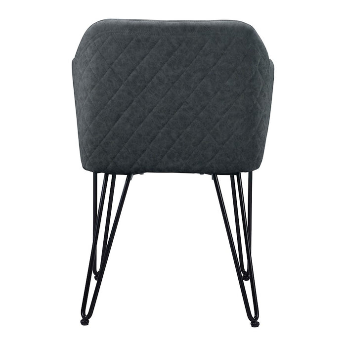Zuo Modern Braxton Dining Chair Set of 2, Vintage Gray