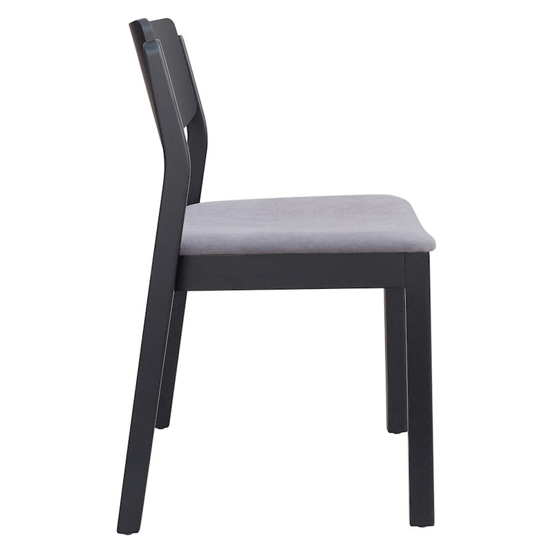 Zuo Modern Desdamona Dining Chair Set of 2, Gray/Black