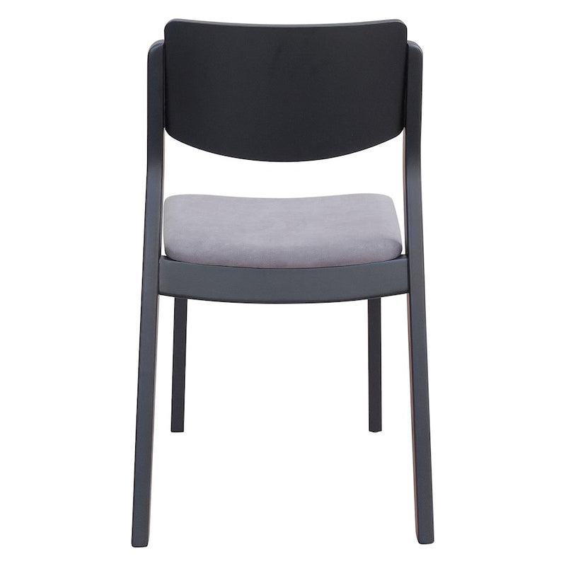 Zuo Modern Desdamona Dining Chair Set of 2, Gray/Black