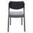 Zuo Modern Desdamona Dining Chair Set of 2, Gray/Black