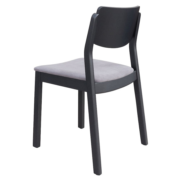Zuo Modern Desdamona Dining Chair Set of 2, Gray/Black