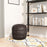 Zuo Modern Lillian Ottoman, Black
