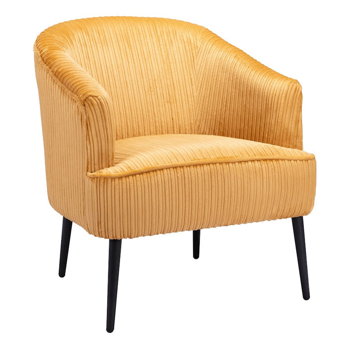 Zuo Modern Ranier Accent Chair, Yellow