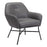 Zuo Modern Hans Accent Chair, Vintage Gray - 109229
