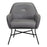 Zuo Modern Hans Accent Chair, Vintage Gray