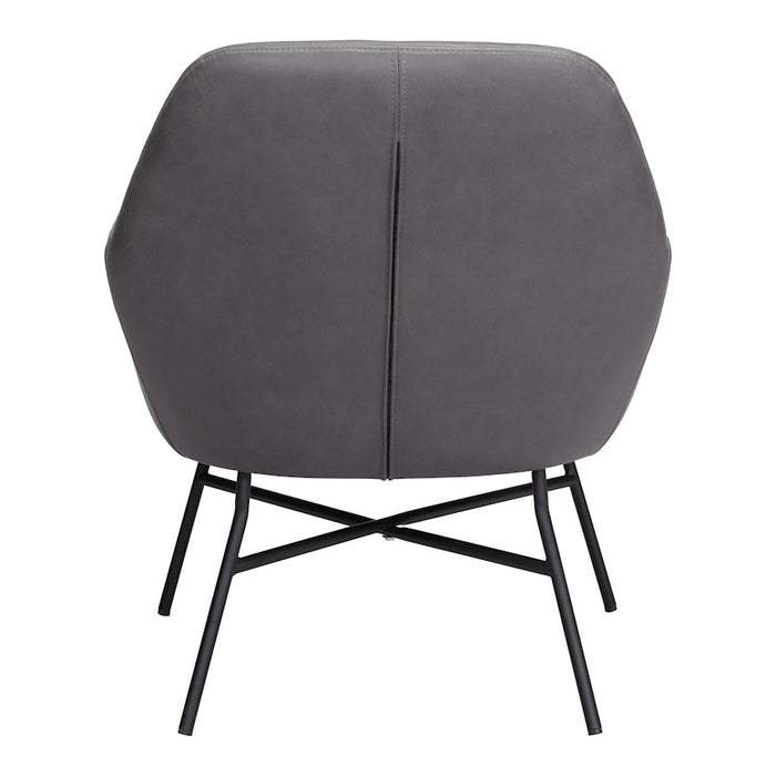 Zuo Modern Hans Accent Chair, Vintage Gray