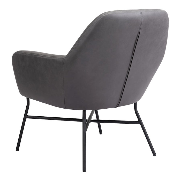 Zuo Modern Hans Accent Chair, Vintage Gray