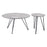 Zuo Modern Kerris Coffee Table, Set of 2, Gray/Black