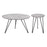Zuo Modern Kerris Coffee Table, Set of 2, Gray/Black