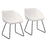 Zuo Modern Miguel Dining Chair Set of 2, White - 109233