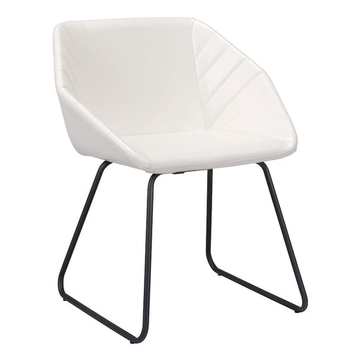 Zuo Modern Miguel Dining Chair Set of 2, White