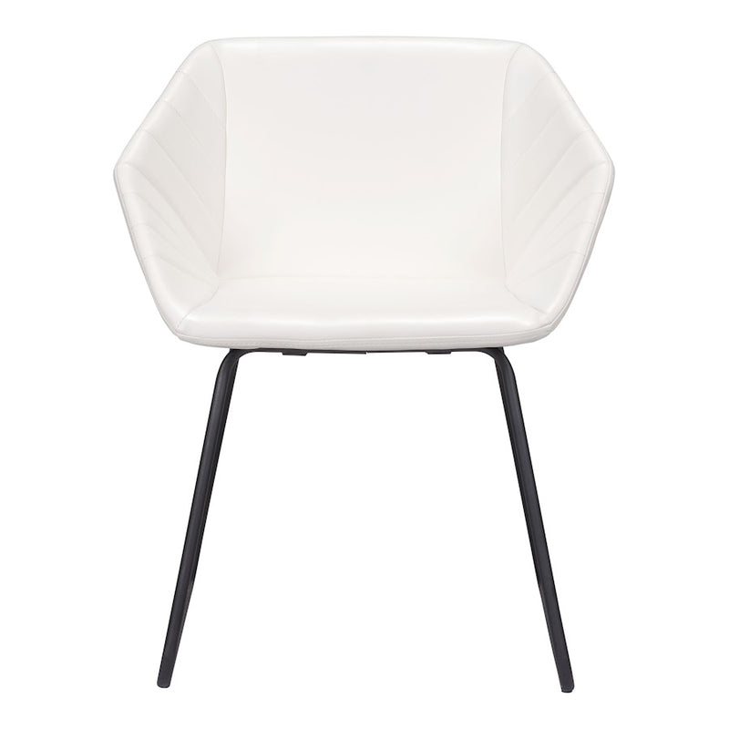 Zuo Modern Miguel Dining Chair Set of 2, White