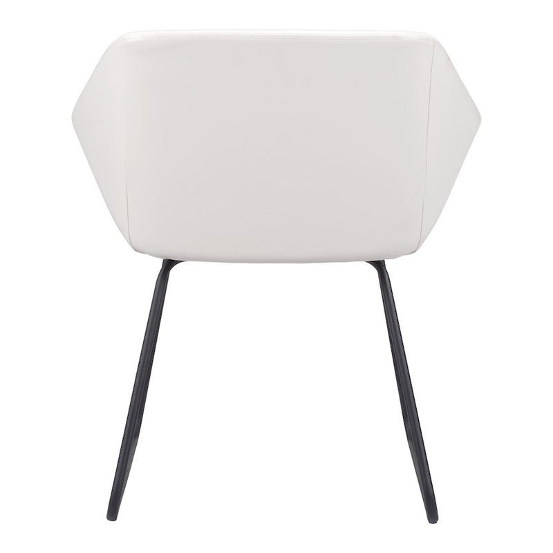Zuo Modern Miguel Dining Chair Set of 2, White