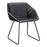 Zuo Modern Miguel Dining Chair Set of 2, Black