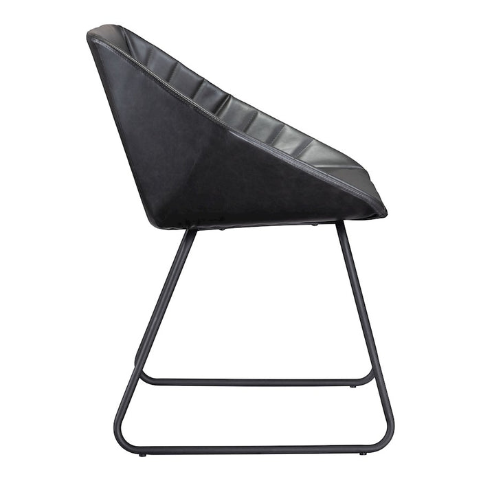Zuo Modern Miguel Dining Chair Set of 2, Black