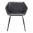 Zuo Modern Miguel Dining Chair Set of 2, Black