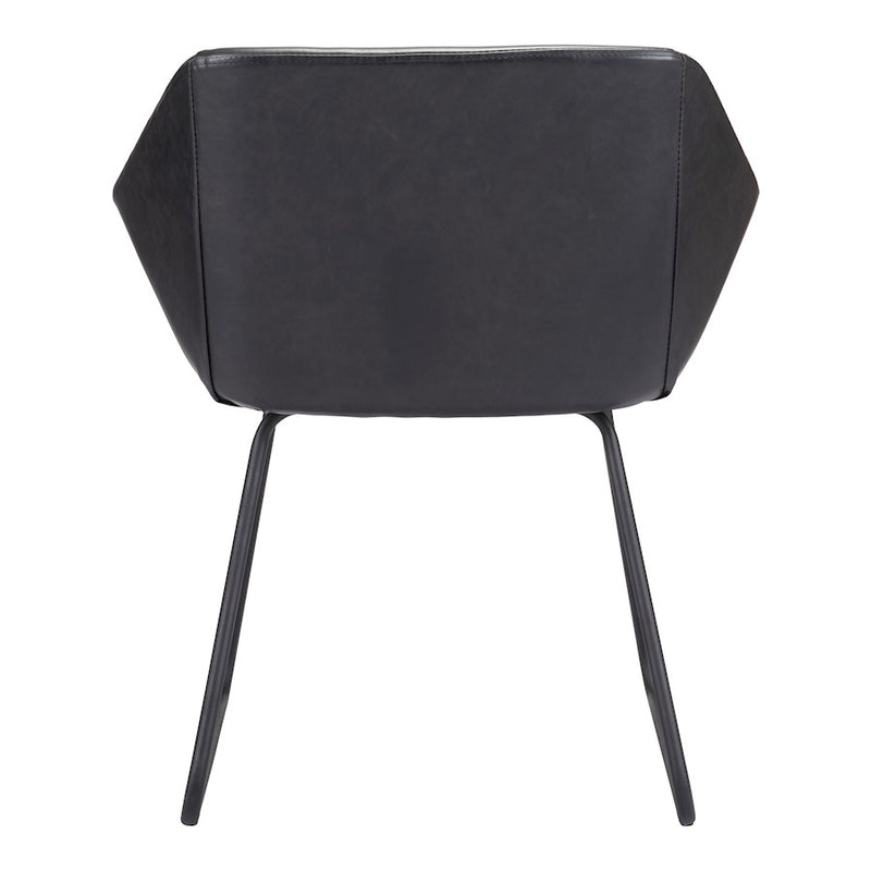 Zuo Modern Miguel Dining Chair Set of 2, Black