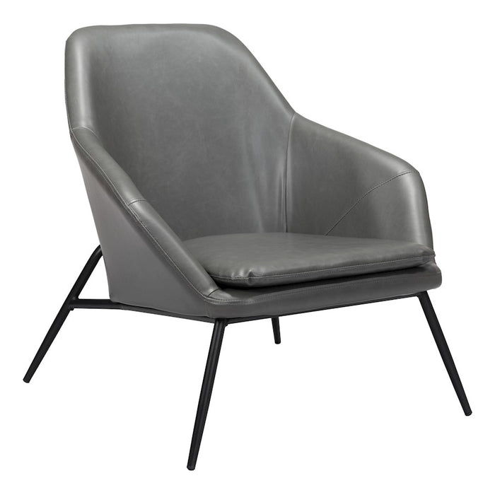 Zuo Modern Manuel Accent Chair, Gray - 109235