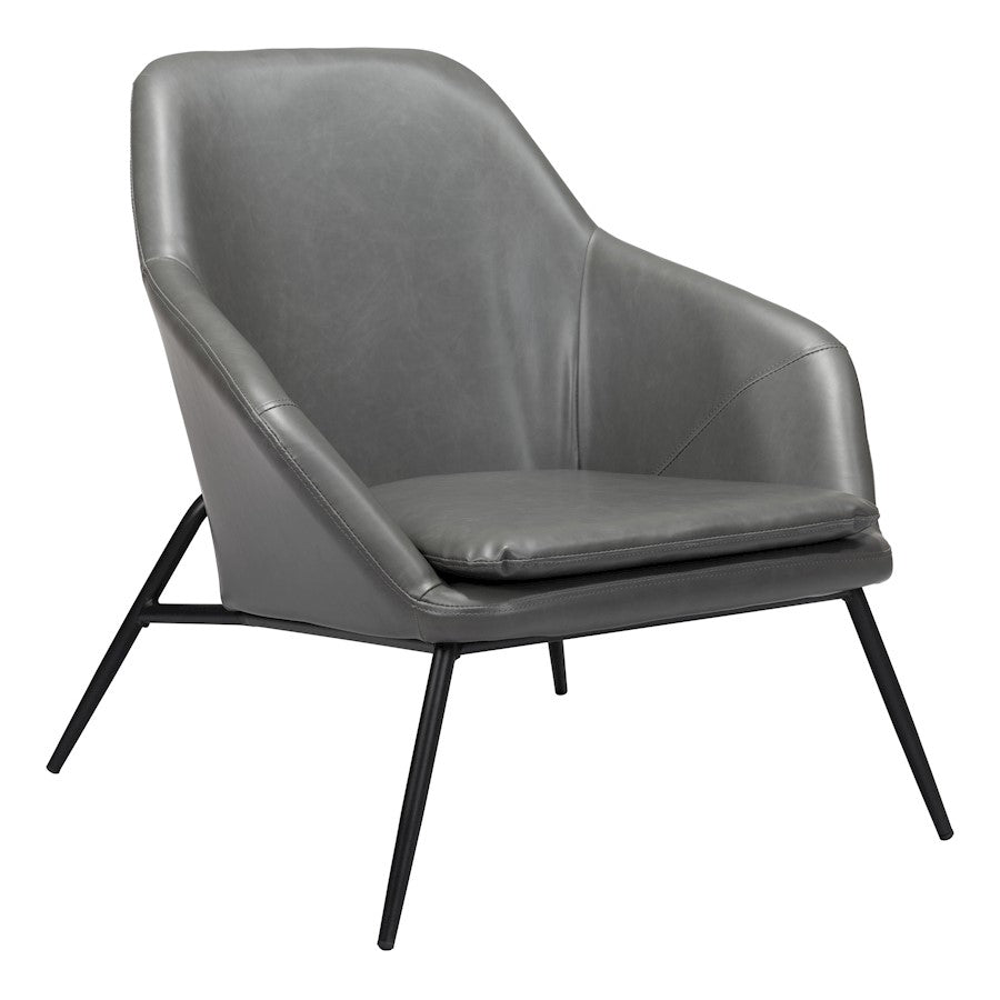 Zuo Modern Manuel Accent Chair, Gray - 109235