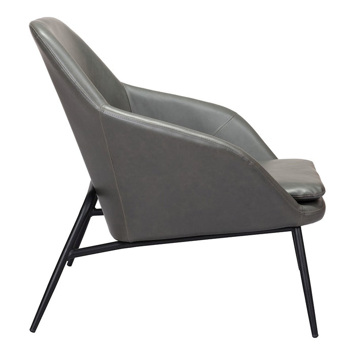 Zuo Modern Manuel Accent Chair, Gray