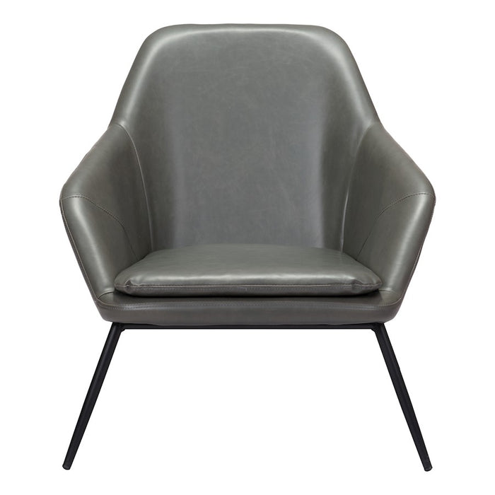 Zuo Modern Manuel Accent Chair, Gray