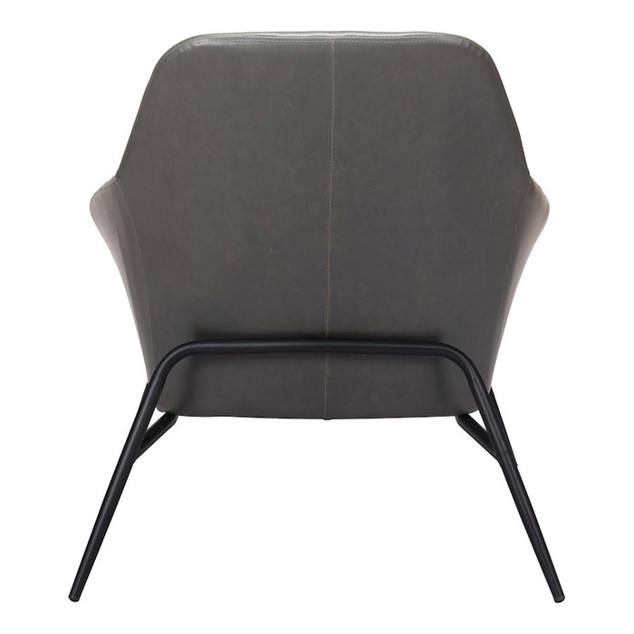 Zuo Modern Manuel Accent Chair, Gray