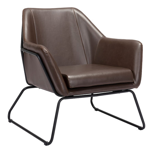 Zuo Modern Jose Accent Chair, Brown