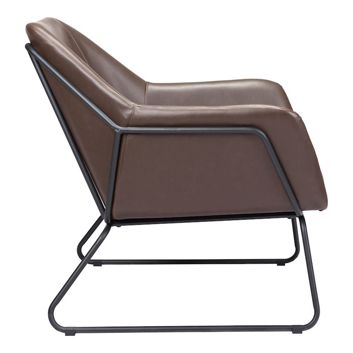 Zuo Modern Jose Accent Chair, Brown