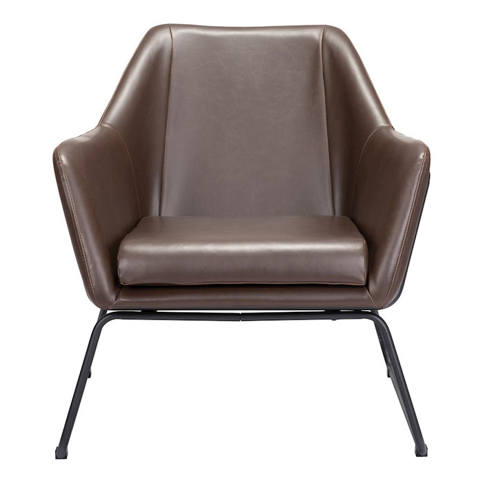 Zuo Modern Jose Accent Chair, Brown