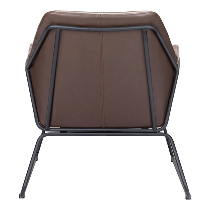 Zuo Modern Jose Accent Chair, Brown