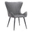 Zuo Modern Alejandro Dining Chair Set of 2, Vintage Gray