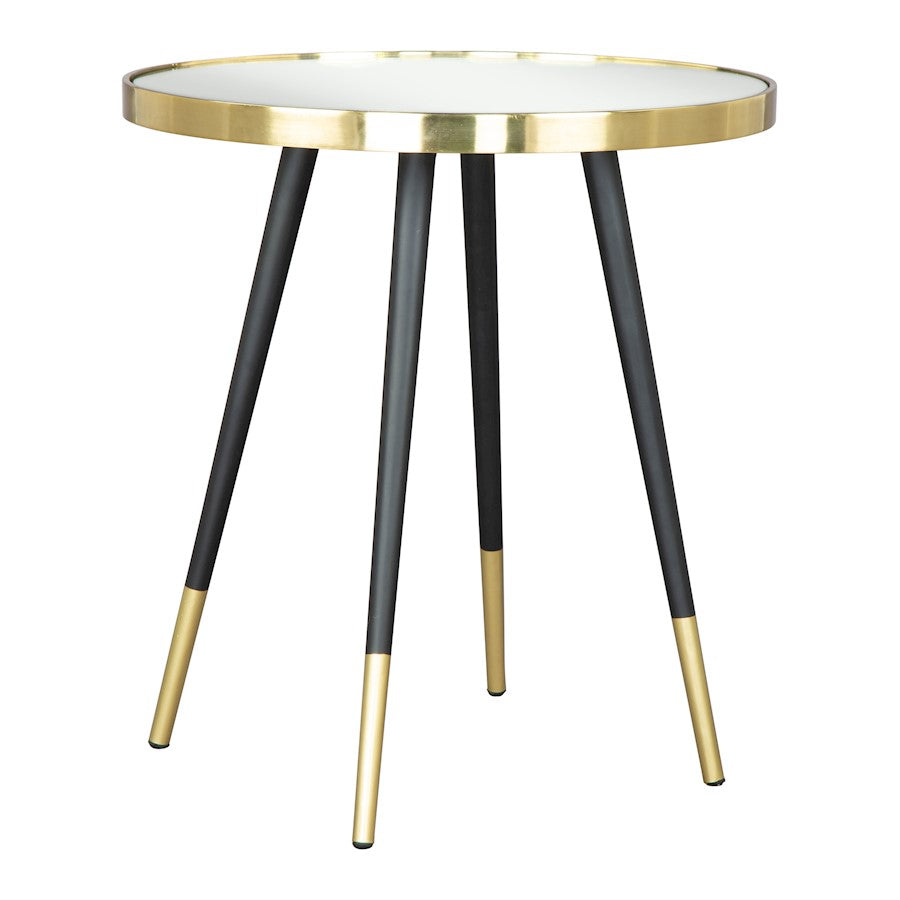 Zuo Modern Particle Side Table, Gold/Black - 109272