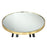 Zuo Modern Particle Side Table, Gold/Black