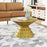 Zuo Modern Electron Coffee Table, Gold