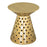 Zuo Modern Proton Side Table, Gold