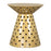 Zuo Modern Proton Side Table, Gold