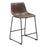 Zuo Modern Smart Counter Stool Set of 2, Vintage Espresso