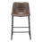 Zuo Modern Smart Counter Stool Set of 2, Vintage Espresso