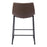 Zuo Modern Smart Counter Stool Set of 2, Vintage Espresso