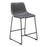 Zuo Modern Smart Counter Stool Set of 2, Charcoal