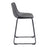 Zuo Modern Smart Counter Stool Set of 2, Charcoal