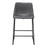Zuo Modern Smart Counter Stool Set of 2, Charcoal