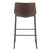 Zuo Modern Smart BarStool Set of 2, Vintage Espresso